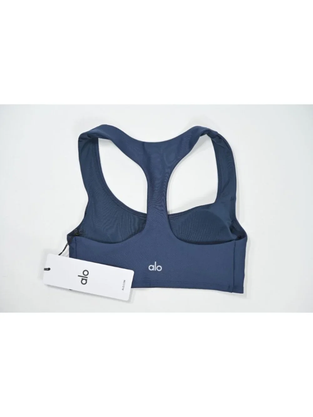 ALO Yoga Airlift Advantage Racerback Bra W9555R in Navy